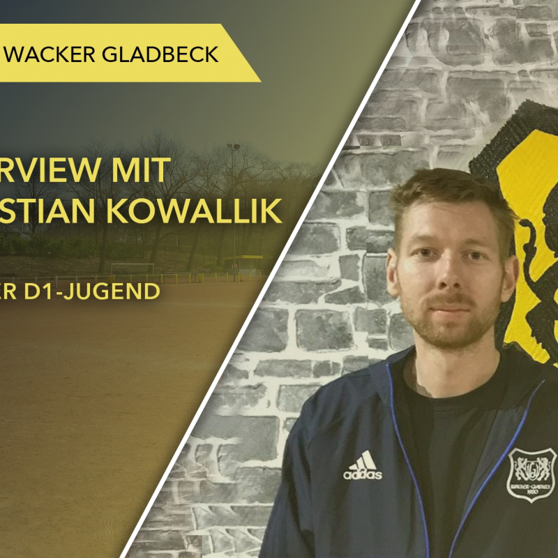 Interview mit Jugendtrainer Christian Kowallik - Wacker Gladbeck
