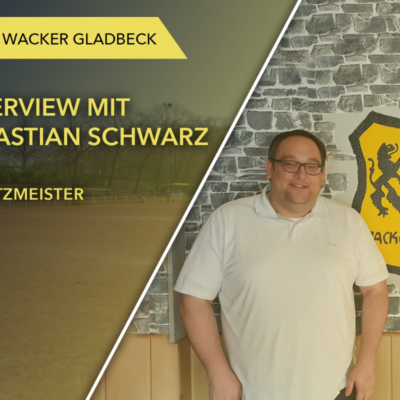 Interview mit Schatzmeister Sebastian Schwarz - Wacker Gladbeck