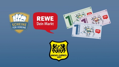 REWE-Aktion "Scheine für Vereine" 2023 startet - Wacker Gladbeck