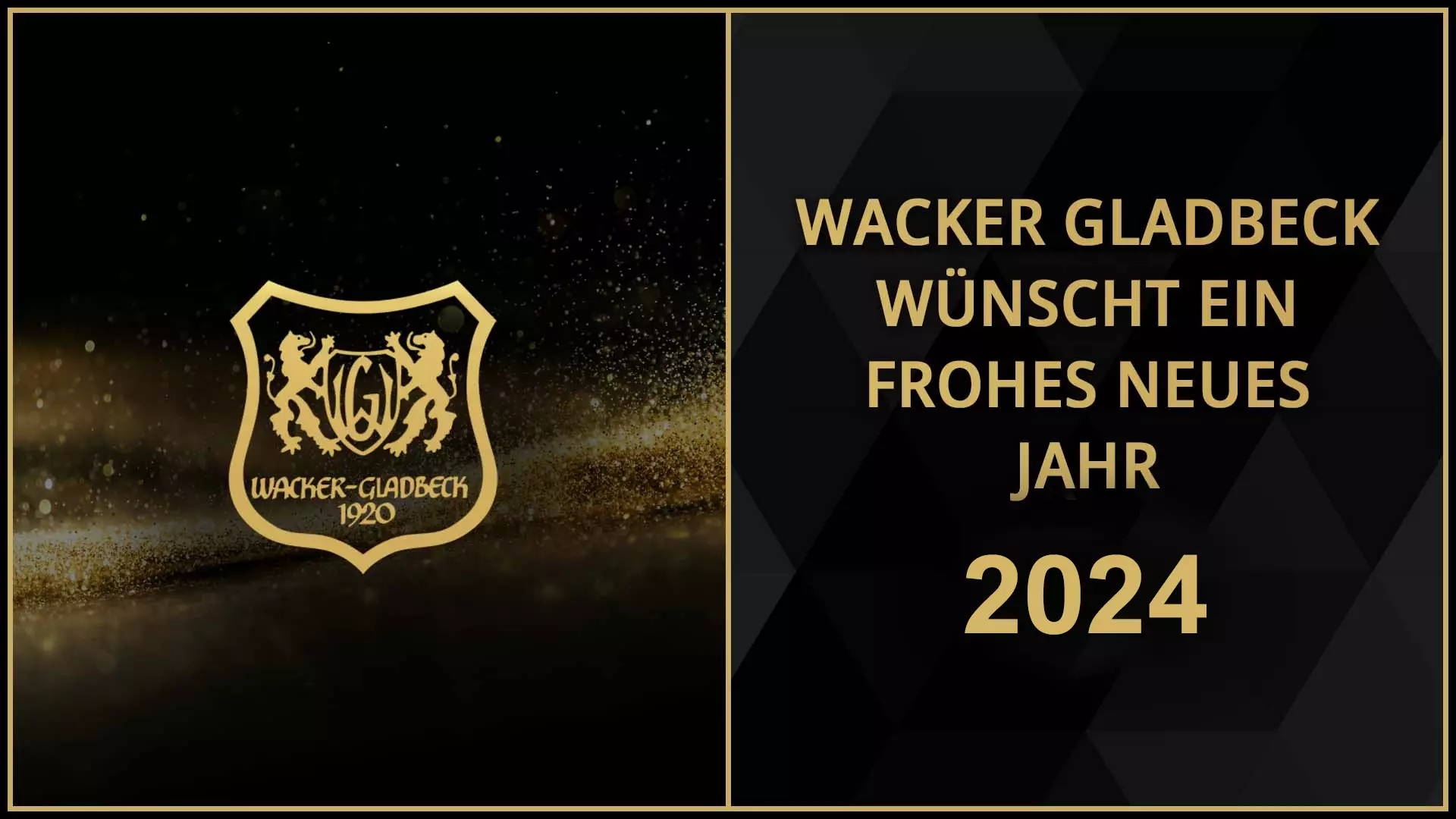 Wacker Gladbeck wünscht ein frohes neues Jahr 2024 - Wacker Gladbeck